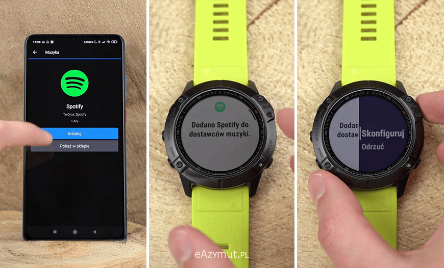 Spotify w zegarku Garmin_3