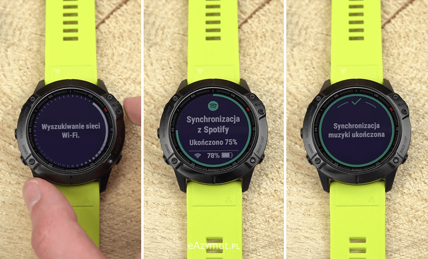 Spotify w zegarku Garmin_6