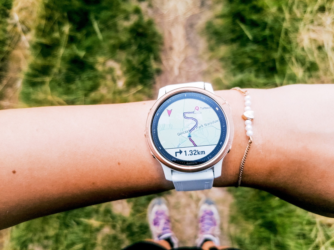 Garmin Fenix 6S Pro Wyznaczanie kursu