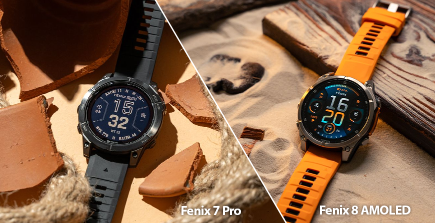 Fenix 7 Pro i Fenix 8 AMOLED