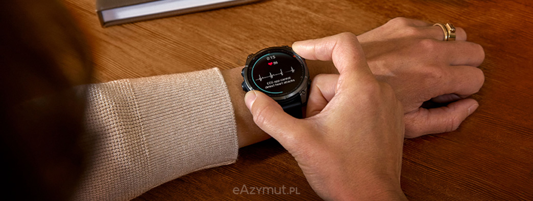 Garmin Fenix 8 - pomiar EKG