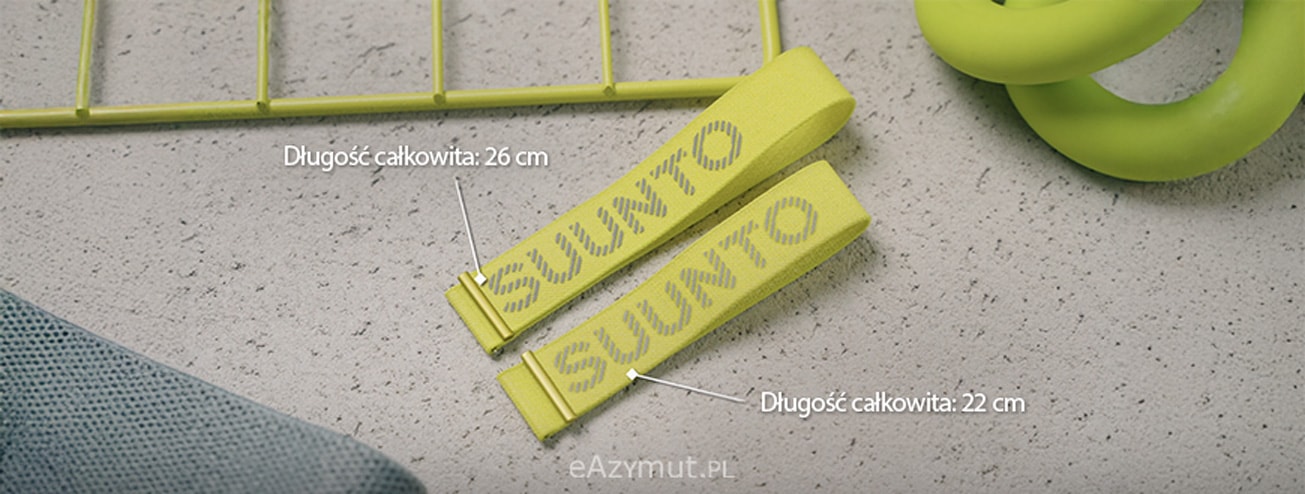 Suunto Run wymiary pasków