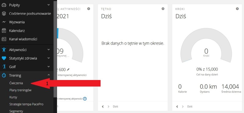 Treningi interwałowe w Garmin