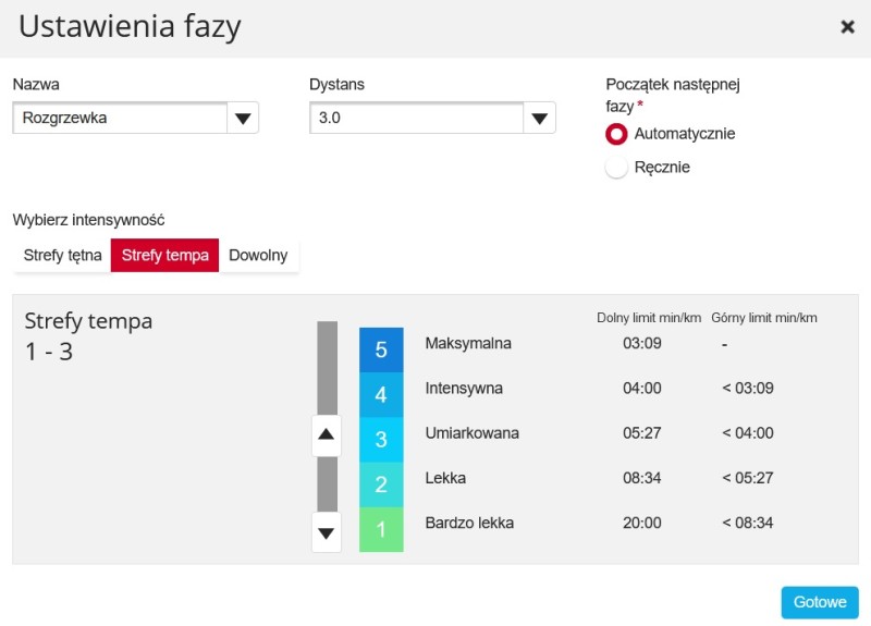 Interwał w Polar