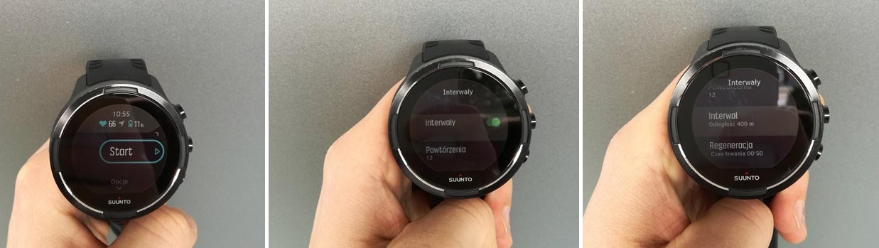 Interwały na suunto