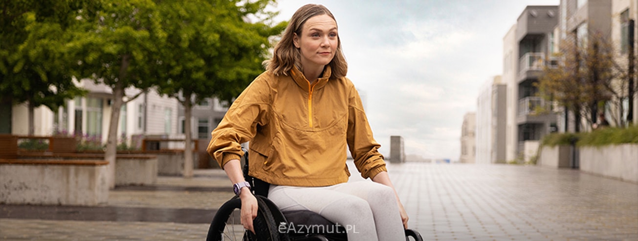 Tryb wozka inwalidzkiego w zegarkach Garmin Lifestyle