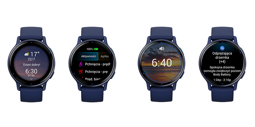 Vivoactive 5 tarcze