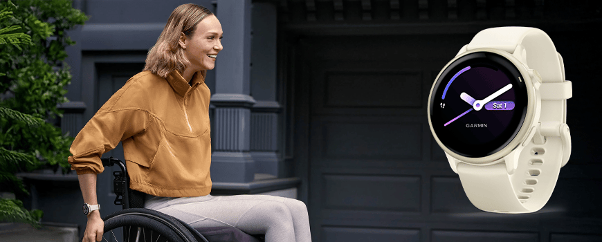 Garmin Vivoactive 6 Tryb jazda na wózku