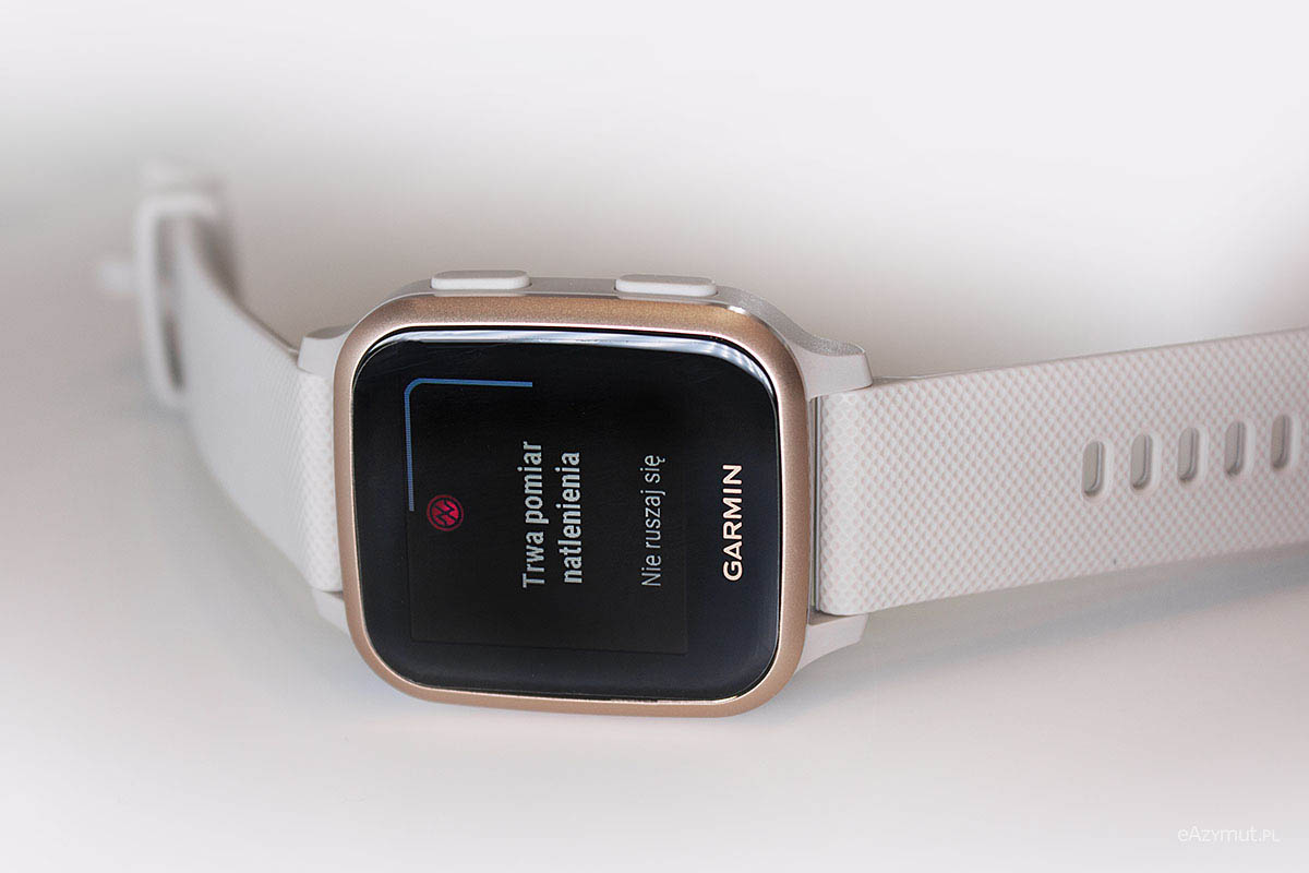 Pulsoksymetr w zegarkach Garmin