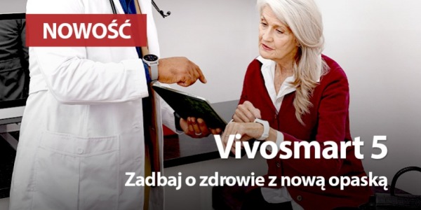 Vivosmart 5 - opaska z większym wyświetlaczem