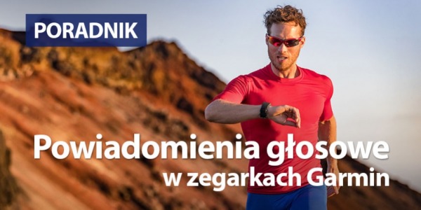 Powiadomienia głosowe w zegarkach Garmin