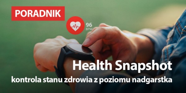 Nowa funkcja w zegarkach Garmin - Health Snapshot