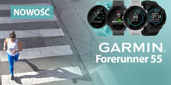 Forerunner 55 - porządny zegarek do biegania w niskim budżecie!