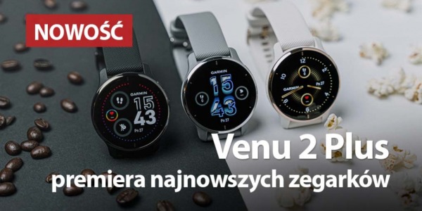 Venu 2 Plus — pierwszy Garmin, z którym sobie porozmawiamy!