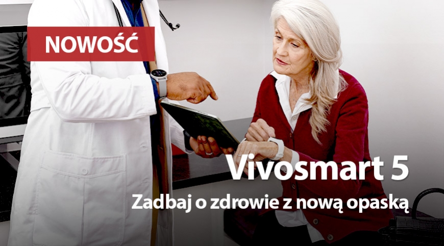 Vivosmart 5 - opaska z większym wyświetlaczem