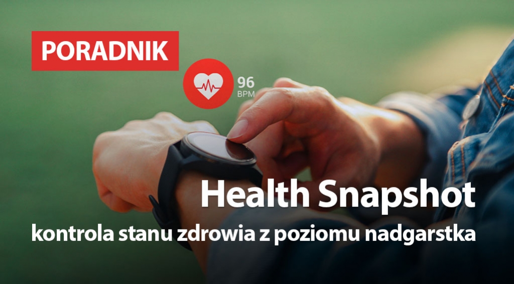 Nowa funkcja w zegarkach Garmin - Health Snapshot