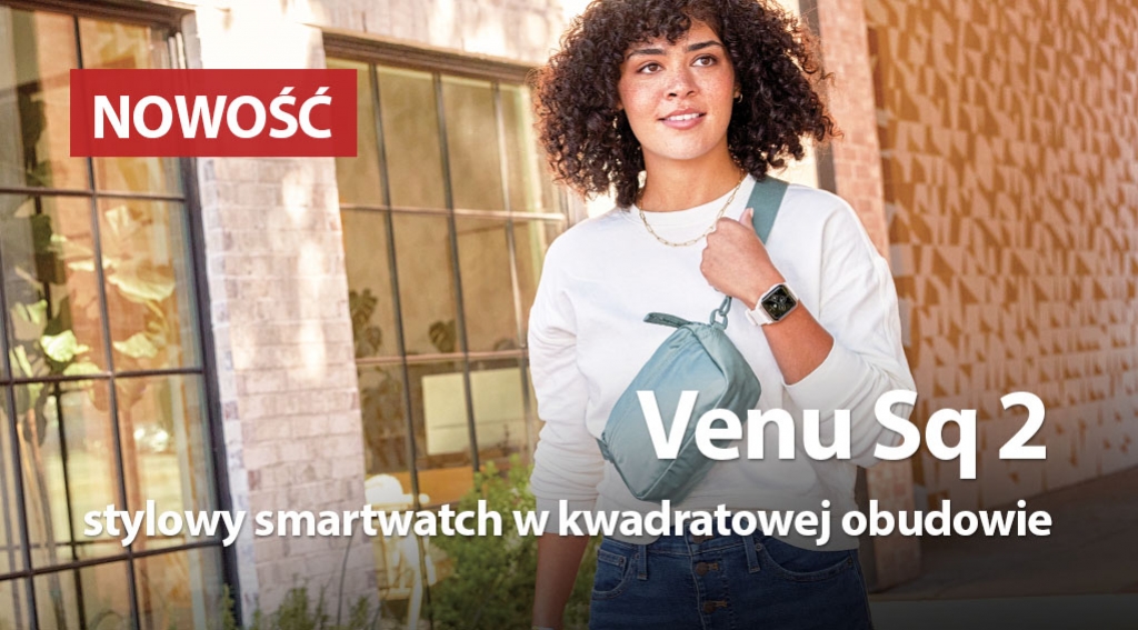 Garmin Venu Sq 2 - stylowy smartwatch w kwadratowej obudowie