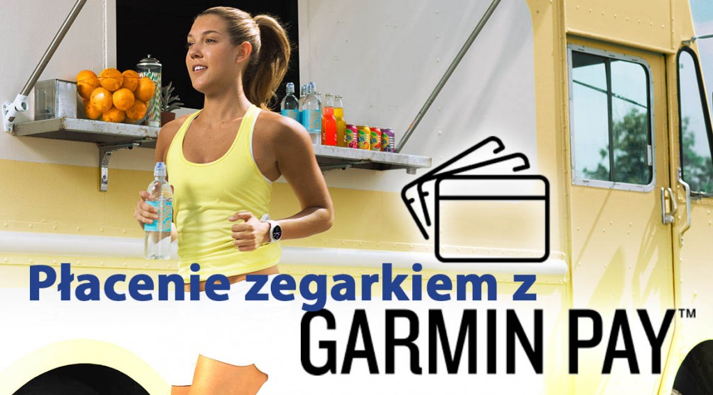 Płacenie zegarkiem z Garmin Pay