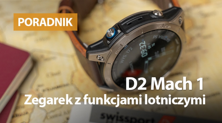 Garmin D2 Mach 1 - zegarek z funkcjami lotniczymi
