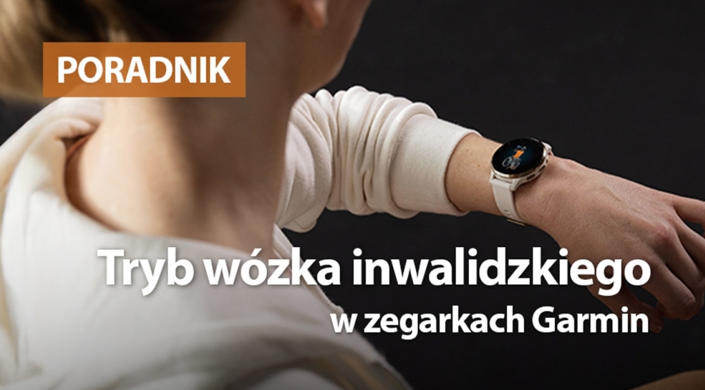 Tryb wózka inwalidzkiego w zegarkach Garmin