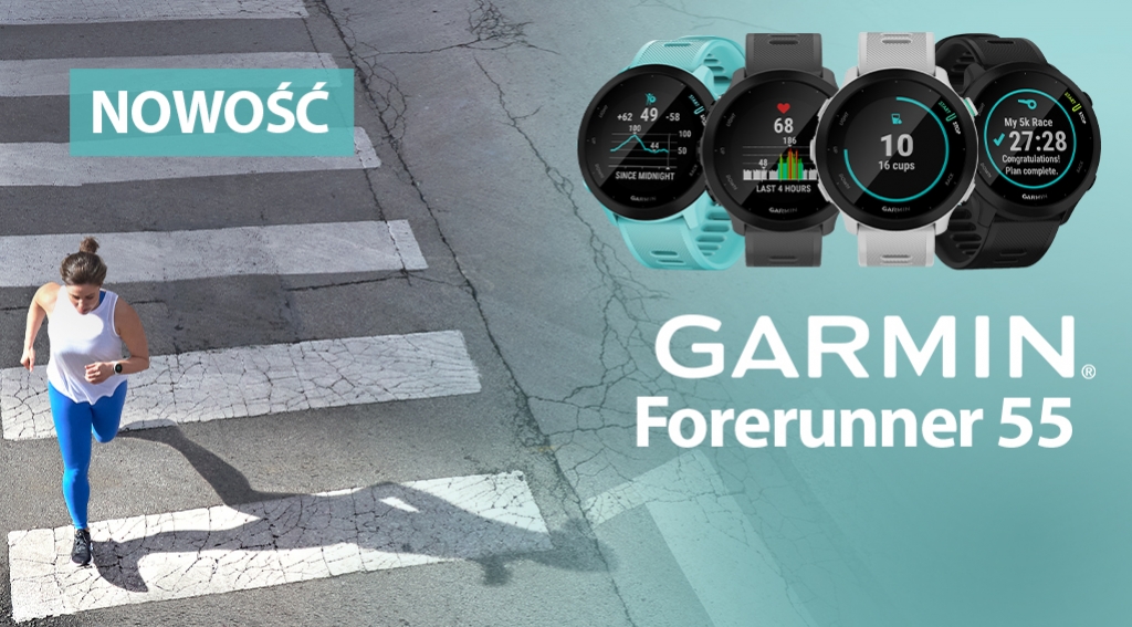 Forerunner 55 - porządny zegarek do biegania w niskim budżecie!