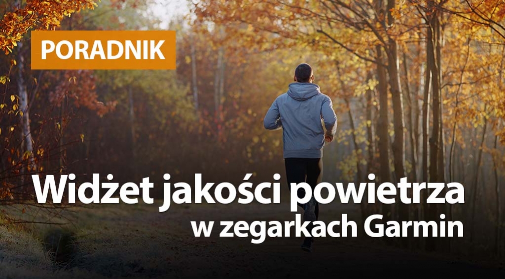 Aplikacja do mierzenia jakości powietrza w zegarkach Garmin