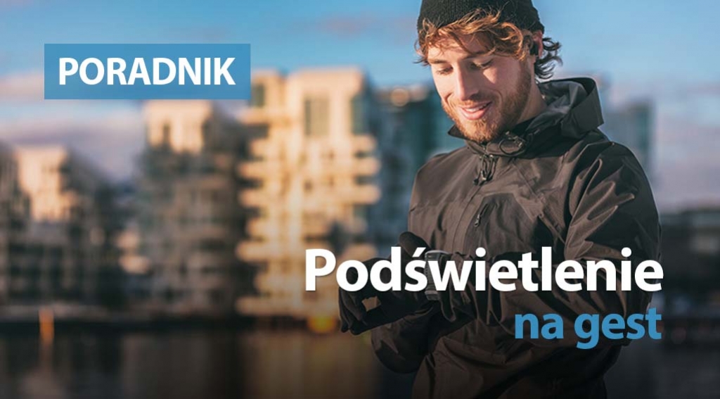 Podświetlenie tarczy zegarka na gest